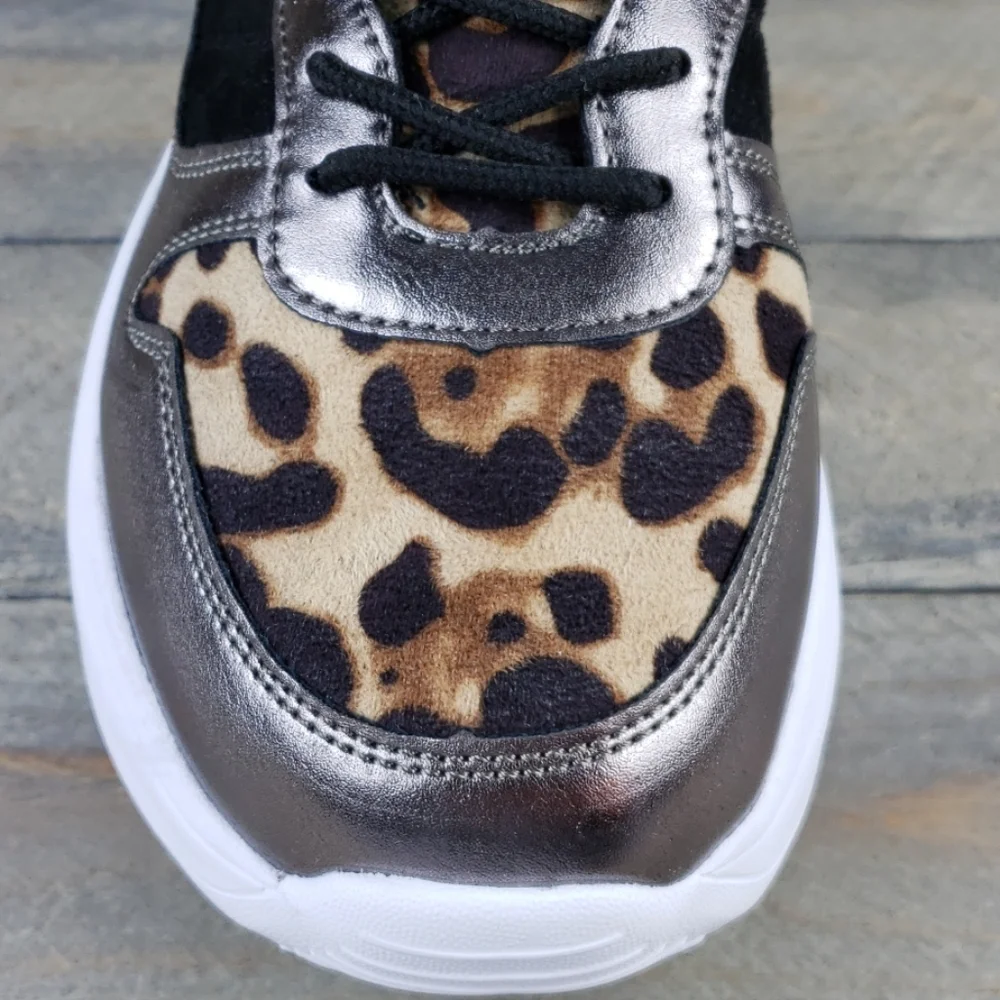 New LFL Lust For Life Black/Animal Print/Metallic